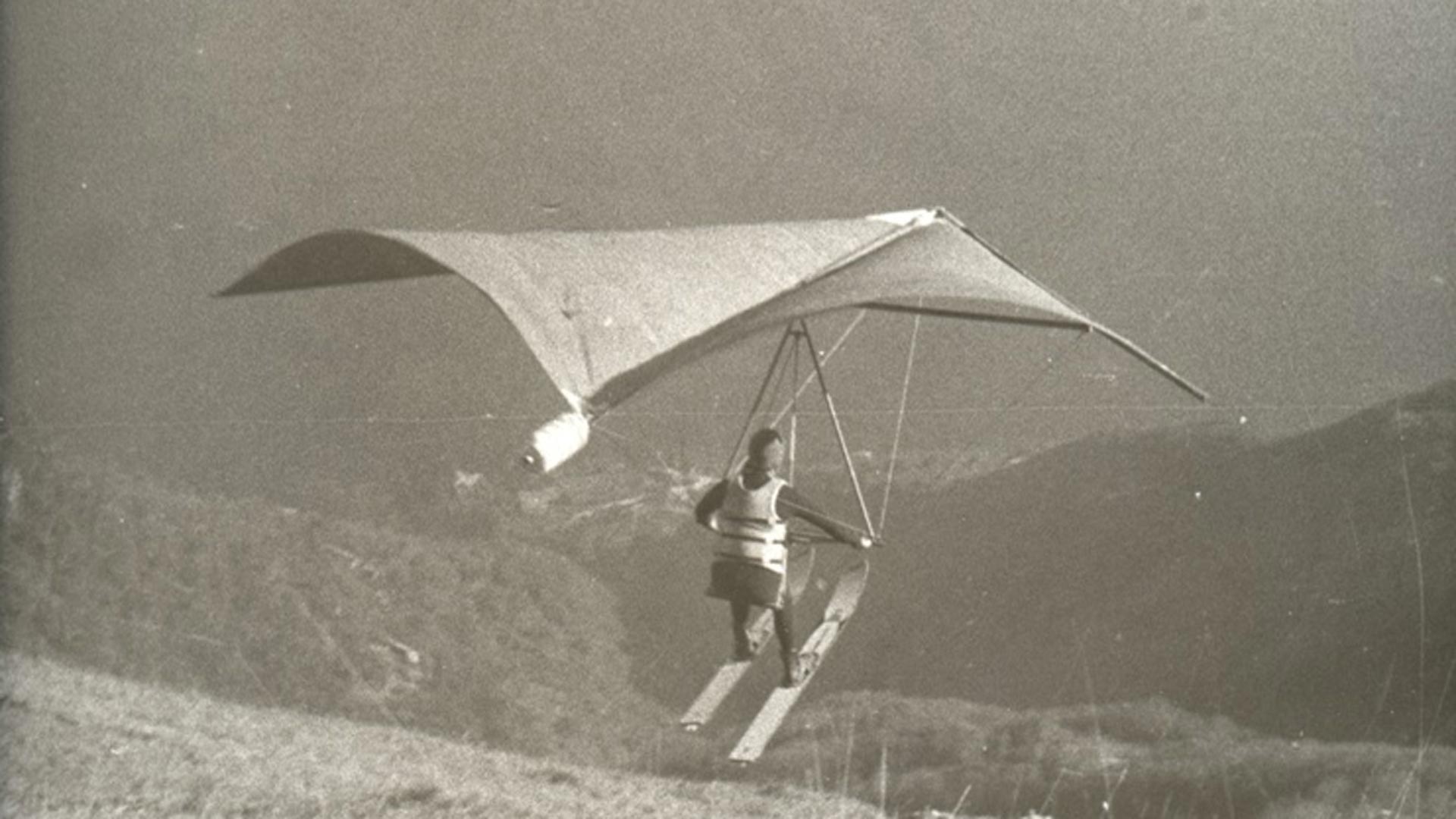 Hang Glider and helmets