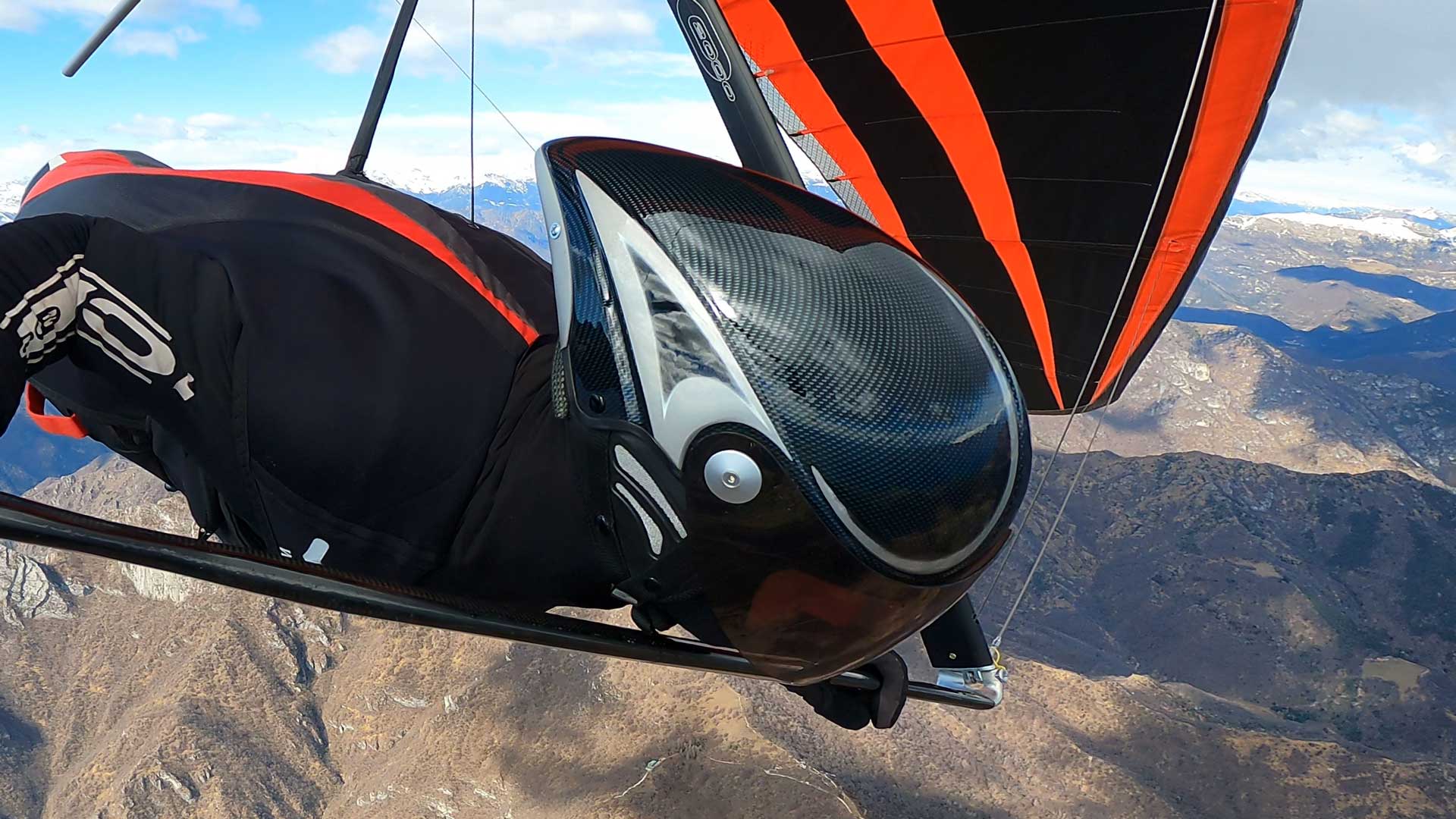 Hang Glider and helmets